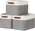 DULLEMELO Storage Baskets for Organizing, Rectangular Fabric Storage Bins by DULLEMELO