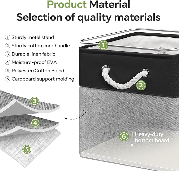 13x13 Inch Cube Storage Bins - Image 4