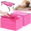 Disposable Bed Sheets 200 Pcs 31" x 71" Massage Table Sheets Non Woven Fabric by XATUMO