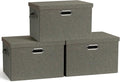 Large 17" 36 Quart Collapsible Stackable Storage Bins by GraciadecoStorage