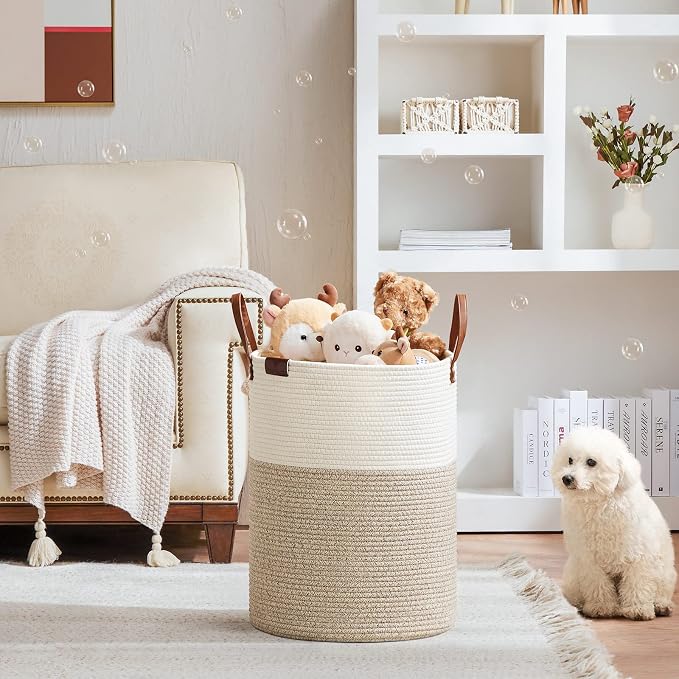 VIPOSCO Tall Laundry Basket, Large Dirty Clothes Hamper - Image 2
