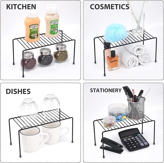 Kitchen Shelves, Cabinet Organization Mini Storage Shelf, Storage Rack Organizer - Image 4