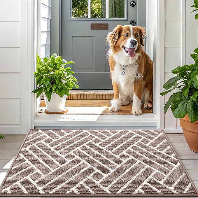 OLANLY Indoor Door Mat, 32x20 Inch, Dirt Resistant and Absorbent, Non-Slip - Image 6