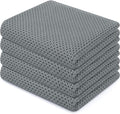 Homaxy 100% Cotton Waffle Weave Kitchen Dish Towels, Ultra Soft Absorbent Quick by Homaxy