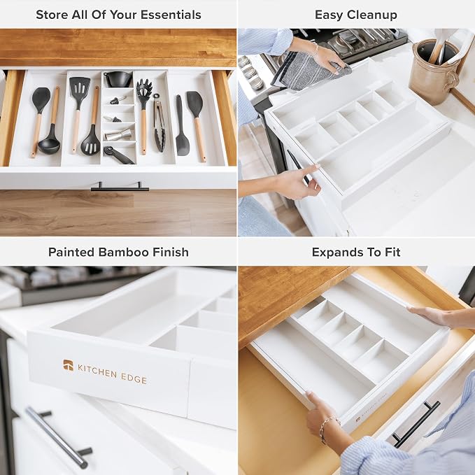 KitchenEdge Adjustable Kitchen Drawer Organizer - Image 3