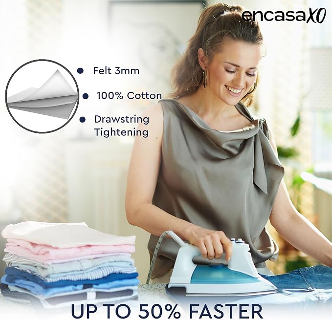 Encasa XO Ironing Board Cover and Pad 54"x15" - Image 6