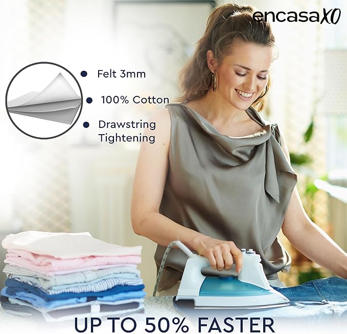Encasa XO Ironing Board Cover and Pad 54"x15" - Image 7