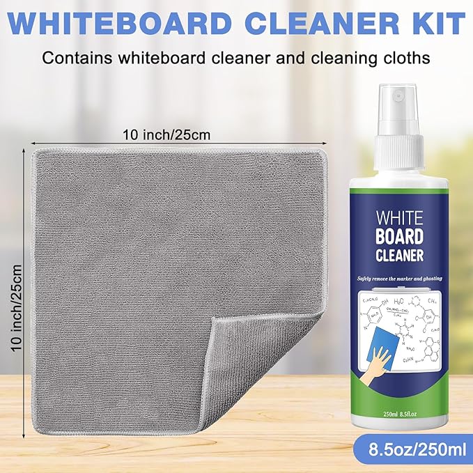 24 Pack Non-toxic Whiteboard Cleaner 8.5fl oz Dry Erase Board Cleaner - Image 2