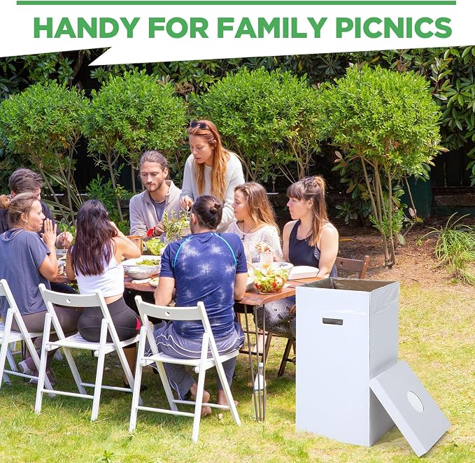 3 Pcs Cardboard Trash Cans - Image 3