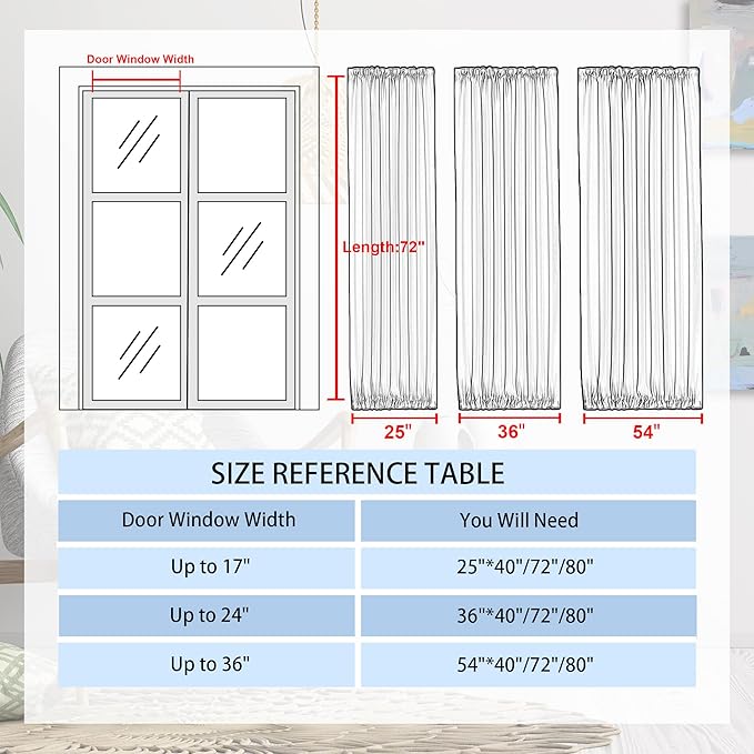 DWCN French Door Curtains - Image 6