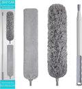100 Inch Retractable Gap Dust Cleaner Cleaning Tools & Microfiber Feather by SINYUM