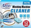 SANI 360° Washing Machine Cleaning tablets, 12 pack is Formulated by SANI360%C2%B0