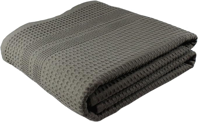 GILDEN TREE Waffle Bath Sheet Large Bath Towels Quick Dry Thin Body Towels by GildenTree