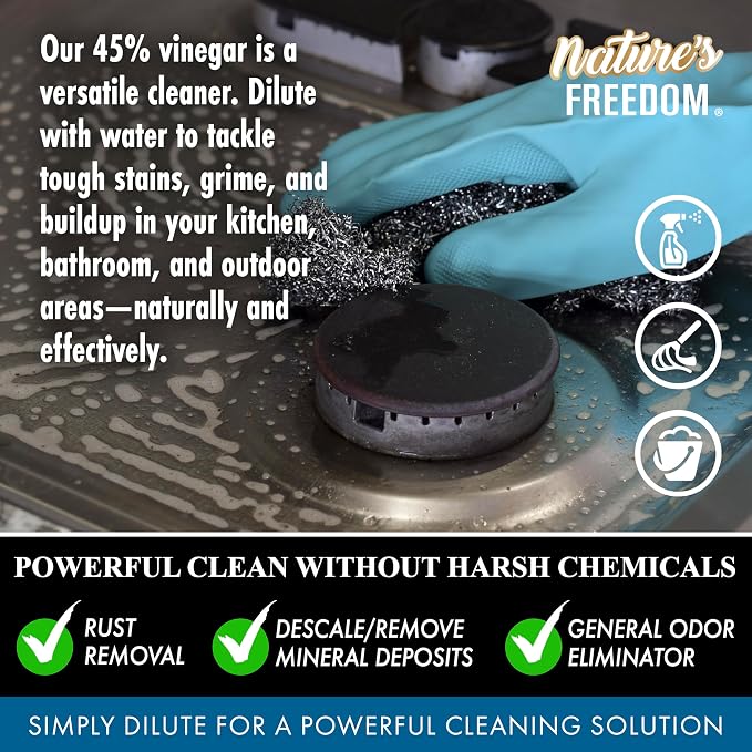 4 Gallons Extra Strength Vinegar 45% - Image 9