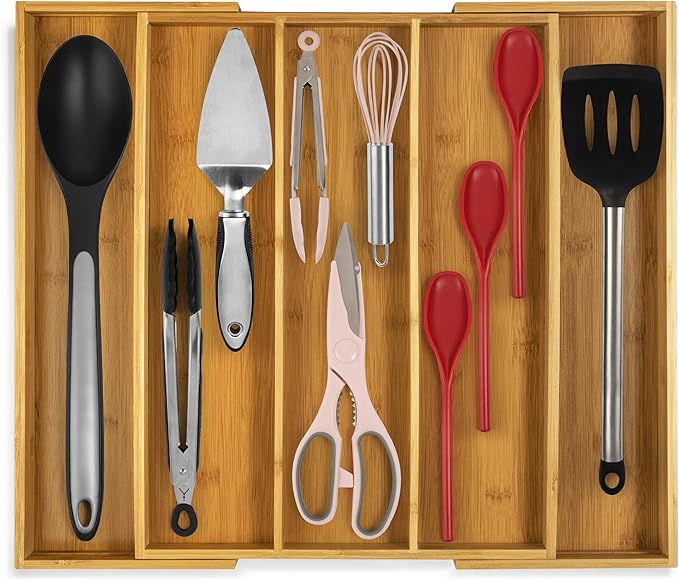 Purawood Kitchen Drawer Organizer by PURAWOOD