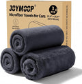 JOYMOOP Microfiber Towels for Cars, 3 Pack 35.4" x 23.6" Car Drying Towel by JOYMOOP