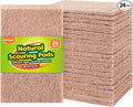 Natural Sisal Non-Scratch Scouring Pads, Garage and Outdoors, Cellulose by Unimade