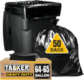 Tasker 65 Gallon Trash Bags Heavy Duty | 50 Count by Tasker