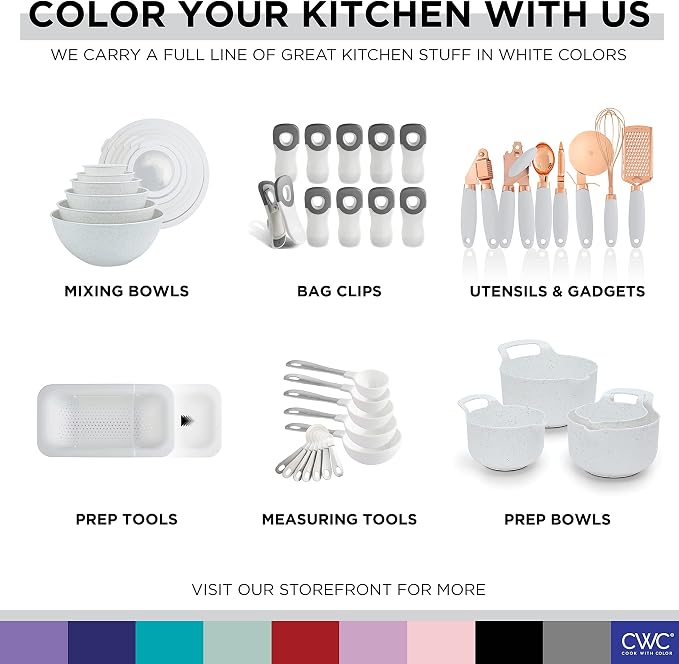 COOK WITH COLOR Bag Clips, Heavy Duty Chip Clip and Refrigerator Magnet Clips - Image 7
