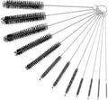 Straw Cleaner Brushes Sets, 12 Pieces 8.2 Inch Botthle Cleaning Brush and Nylon by Ixiaoyoo