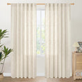YoungsTex Linen Curtains 80 Inch Length by YoungsTex