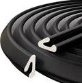 V-Shaped Weather Stripping Door Seal, 33FT Draft Stopper by VANNESSE