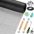 Window Screen Replacement, Screen Door Repair Kit, Including 50 FT by Ghguole
