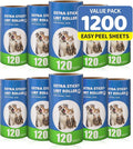 Extra Sticky Lint Roller Refills 10 Pack fit 3.8"-4" Standard Size Lint Roller by Bartuke