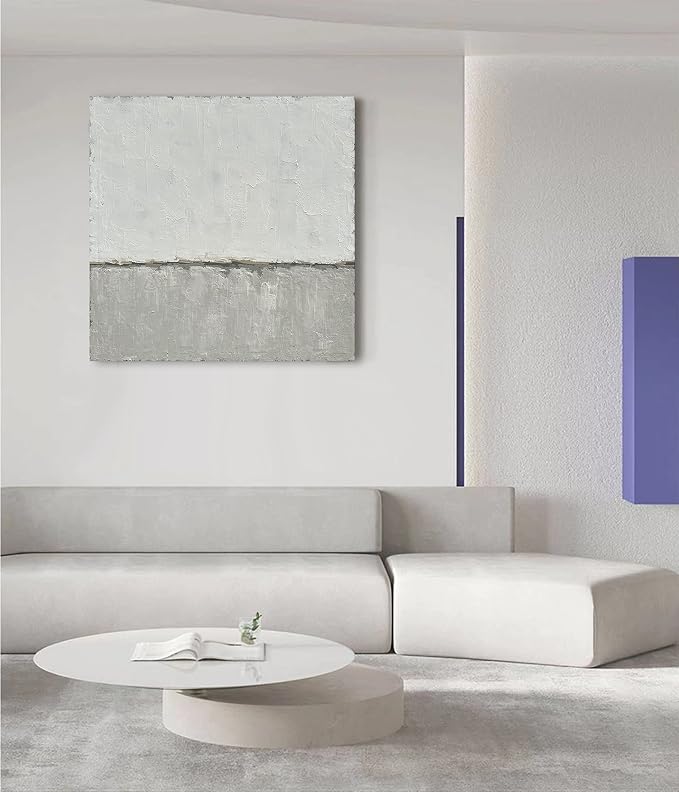 NANKAI art Hand-painted abstract canvas wall art featuring a minimalist design - Image 7