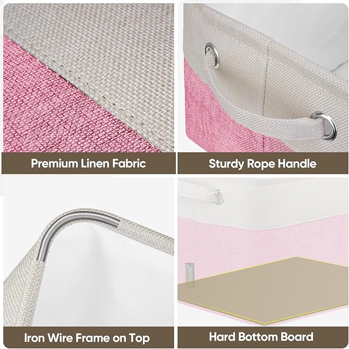 BALEINE 2 Pack Fabric Storage Bins - Image 9
