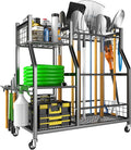 EVERHANGER Garden Tool Organizer Stand, Garage Tool Storage Organization by EVERHANGER