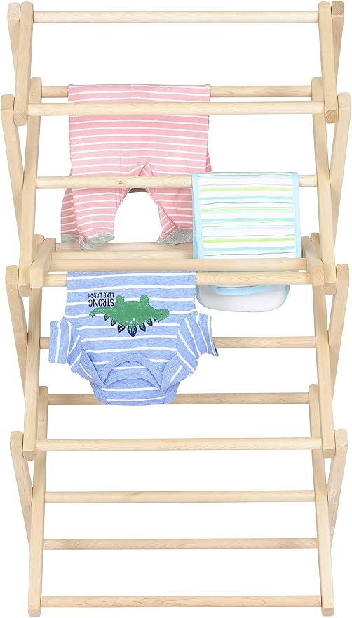 Pennsylvania Woodworks Clothes Drying Rack: Solid Maple Hard Wood Laundry Rack - Image 8
