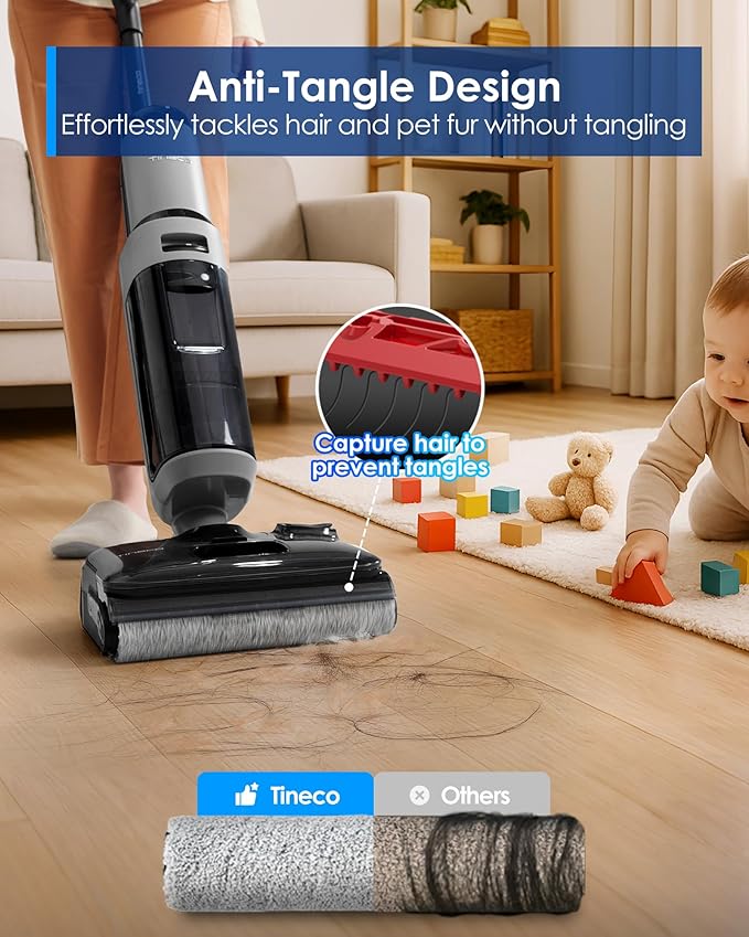 Tineco Floor ONE i5 Stretch Wet Dry Vacuum Cleaner, Vacuum & Mop in One Step - Image 3