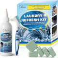 Laundry Refresh Kit, 30 Washing Machine Cleaner Tablets, 6.76 fl. oz Stain by Calvana