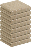 Homaxy 100% Cotton Terry Kitchen Towels, Checkered Designed, Soft and Super by Homaxy