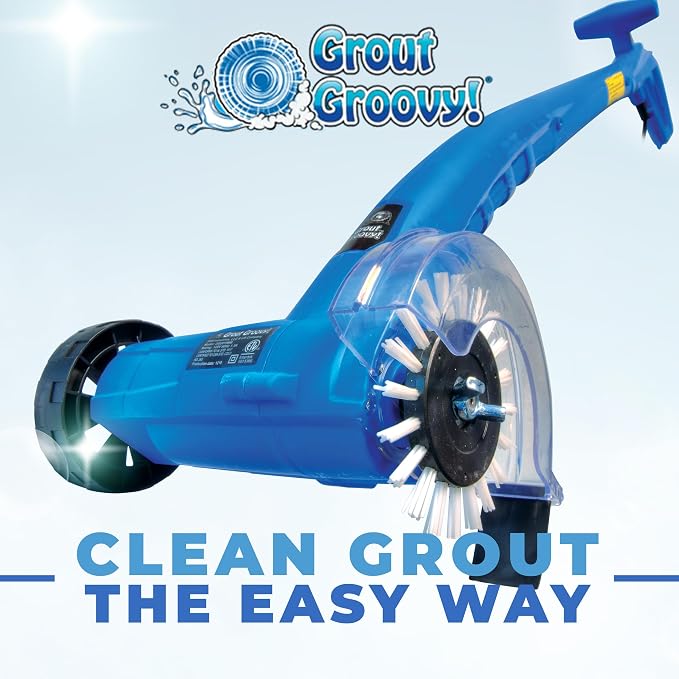 Grout Groovy! Electric Stand-Up Grout Cleaning Machine – Lightweight Deep - Image 2