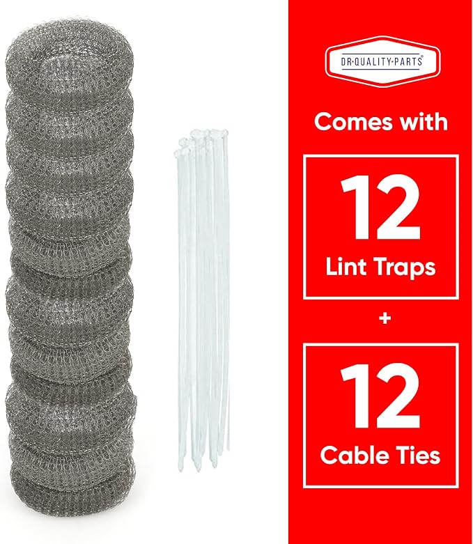Washing Machine Lint Trap – Stainless Steel Hose Filter, Mesh Drain Catcher - Image 3