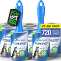 PetLovers Extra Sticky Lint Roller Mega Value Set 720 Sheets by PetLovers