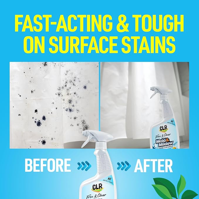 CLR Brands® Mold & Mildew Bleach-Free Free & Clear Stain Remover, No Dyes or - Image 4