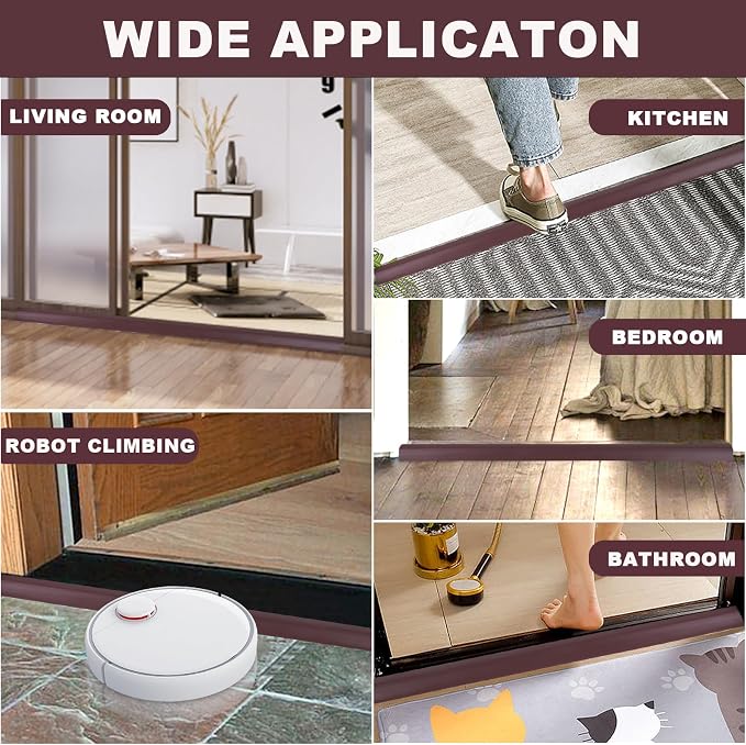 Vinyl Door Threshold Flooring Transition Strip Self Adhesive Carpet Edging Strip - Image 5