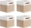 DULLEMELO 11 inch Cube Storage Bins, Fabric Storage Cubes by DULLEMELO