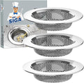 MR.SIGA Kitchen Sink Strainer, Stainless Steel Sink Drain Strainer, Dishwasher by MRSIGA
