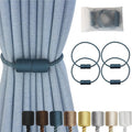 Magnetic Curtain Tiebacks 4 Pack Blue Curtain Rope Tieback Curtain Holders by CURTAINTIEBACKS