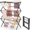 APEXCHASER Clothes Drying Rack, 3-Tier Laundry Drying Rack by APEXCHASER