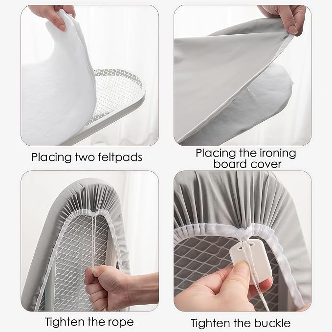 Ironing Board Cover with Two 5MM Thick Feltpads, Fits Standard Ironing Boards - Image 7