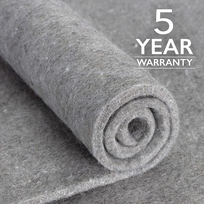 RUGPADUSA - Eco-Plush - 8'x10' - 3/8" Thick - 100% Felt - Extra Cushioned Rug - Image 5