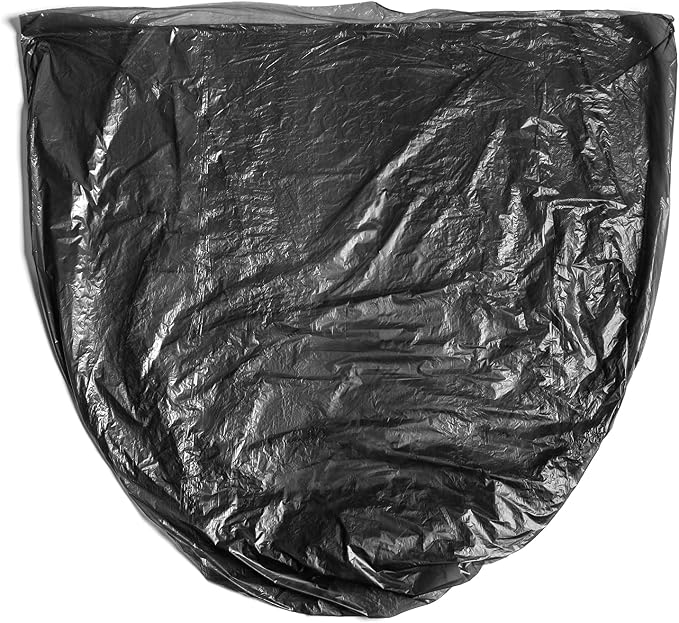 Aluf Plastics - 55-60 Gallon Black Trash Bags - 38" x 60" - 22 Microns Thick - Image 3