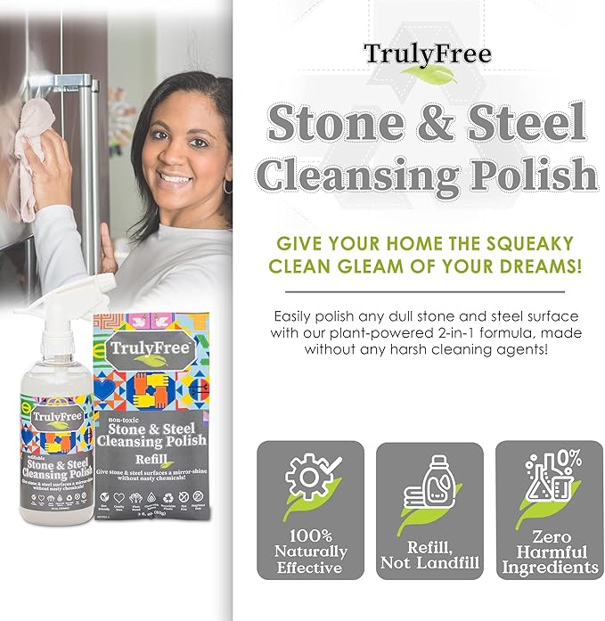 Truly Free Stone & Steel Cleansing Polish Starter Kit - Image 3