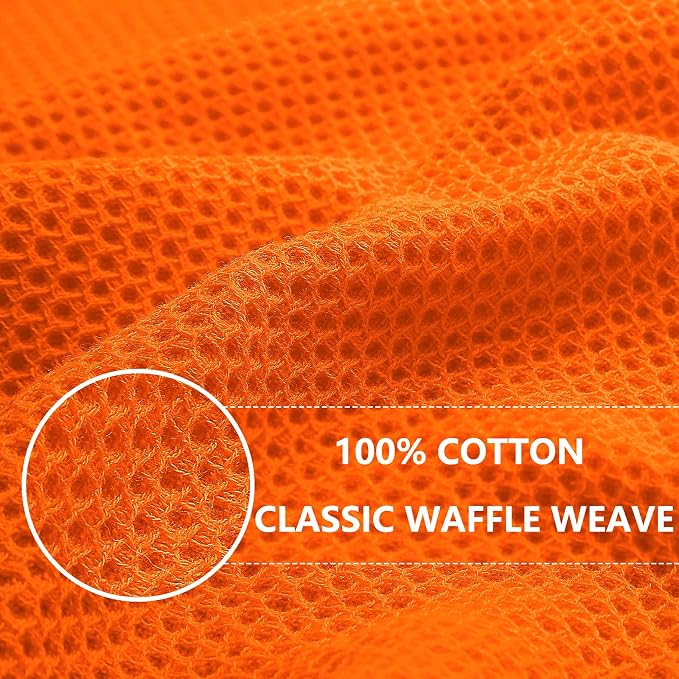 Homaxy 100% Cotton Waffle Weave Kitchen Dish Cloths, Ultra Soft Absorbent Quick - Image 2