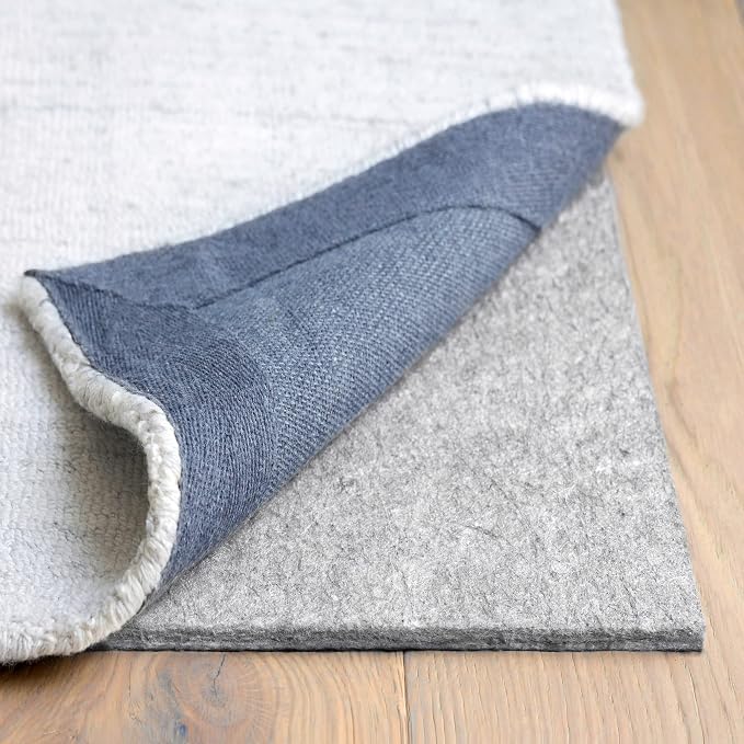 RUGPADUSA - Dual Surface - 12'x15' - 3/8" Thick - Felt + Rubber - Enhanced by RugPadUSA